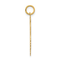 14k .013 Depth Engravable Boy Head Charm-XM101/13