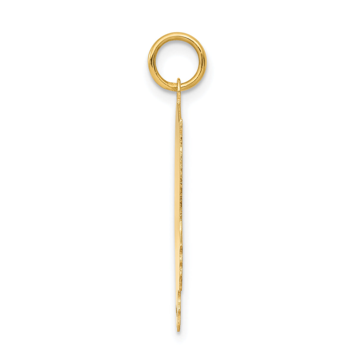 14k .013 Depth Engravable Girl Head Charm-XM102/13