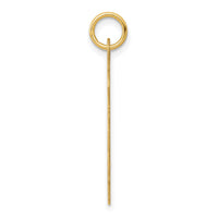 14k .018 Gauge Engravable Scalloped Disc Charm-XM166/18