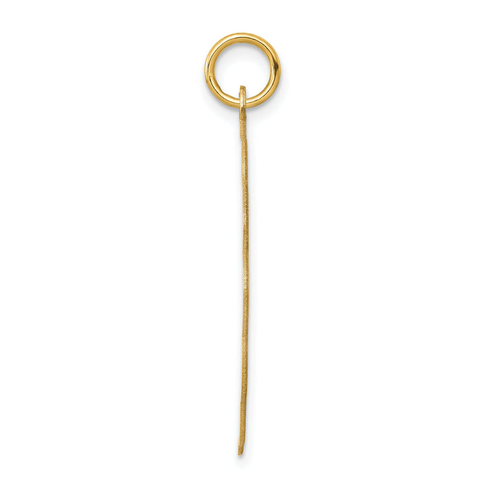 14k .018 Gauge Engravable Scalloped Disc Charm-XM167/18