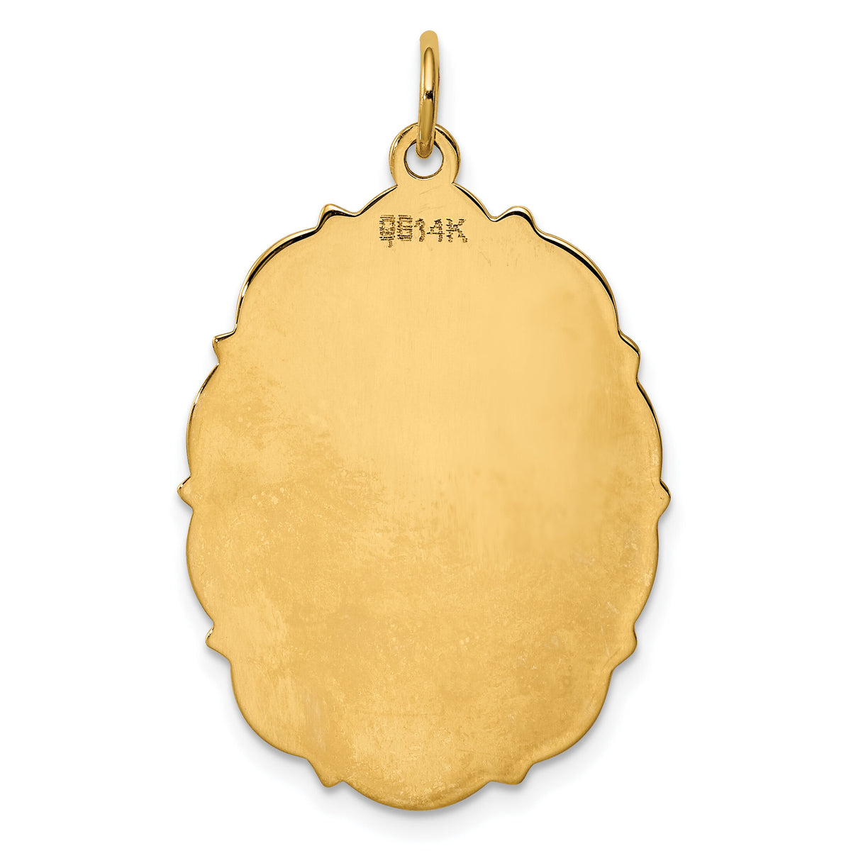 14k Plain .018 Gauge Engravable Disc Charm-XM231/18