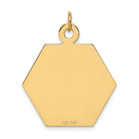 14k Red Enamel Medical Jewelry Pendant-XM30