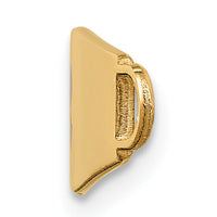 14k Red Enamel Medical Jewelry ID Plate-XM38