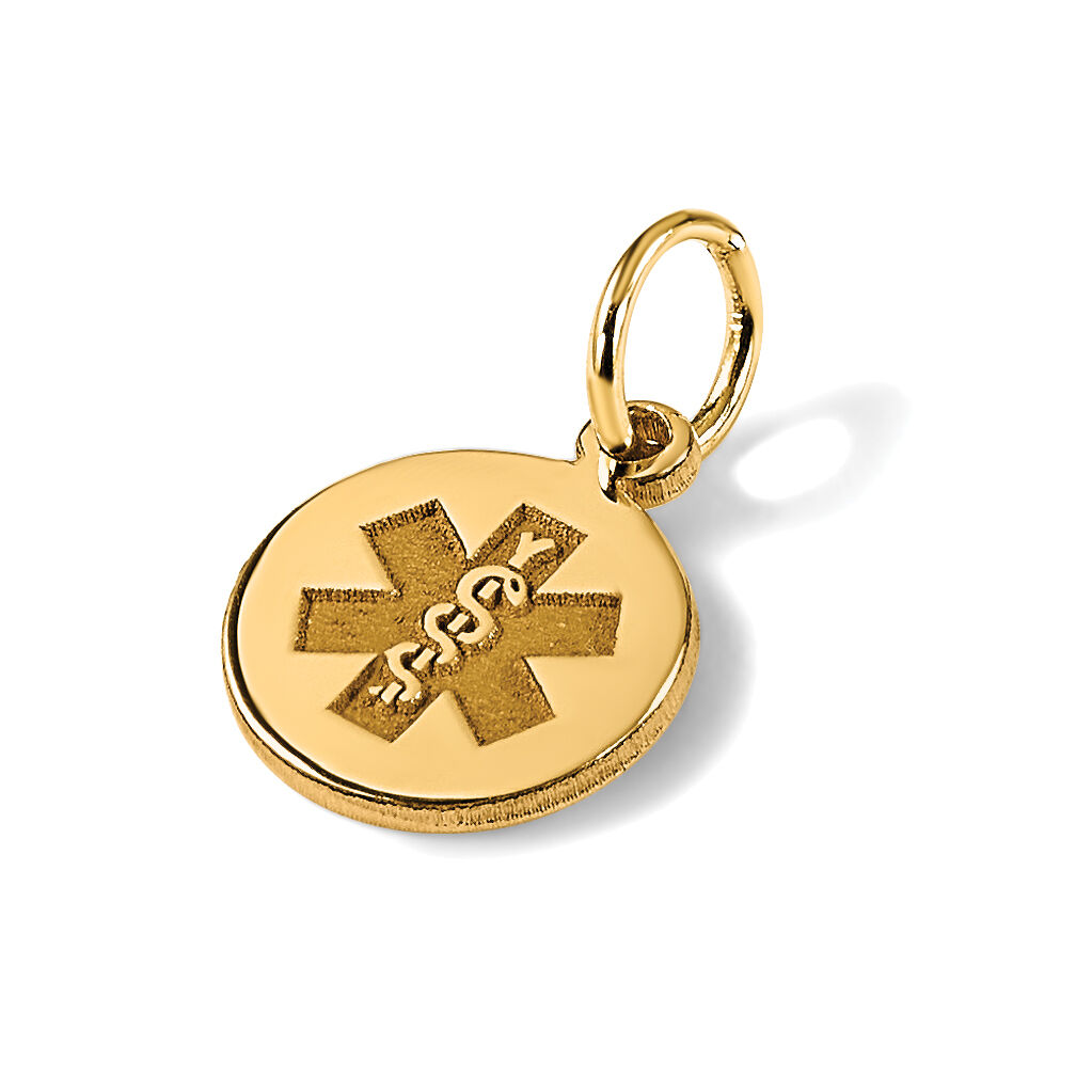 14k Medical Jewelry Unenameled Pendant-XM406N