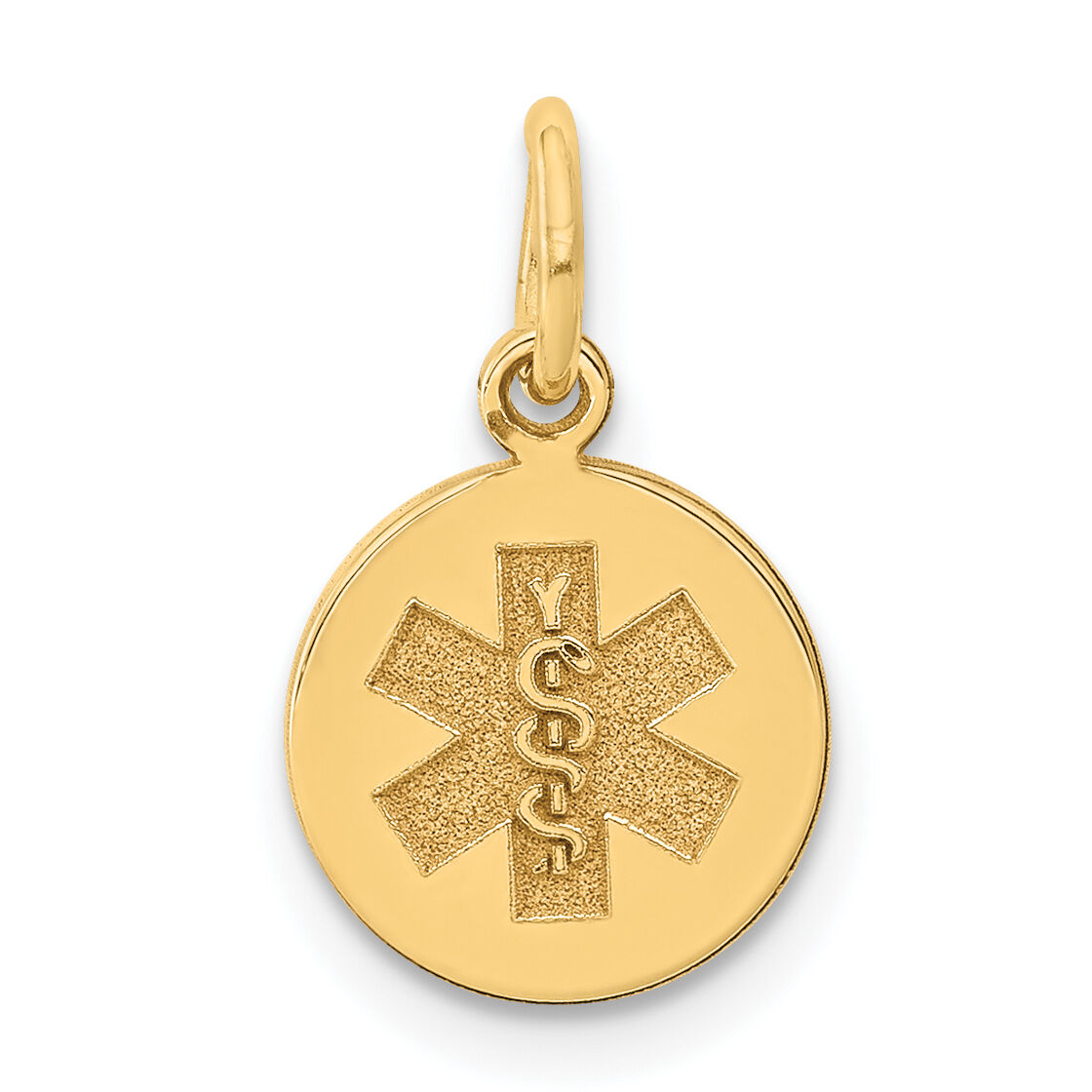 14k Medical Jewelry Unenameled Pendant-XM406N