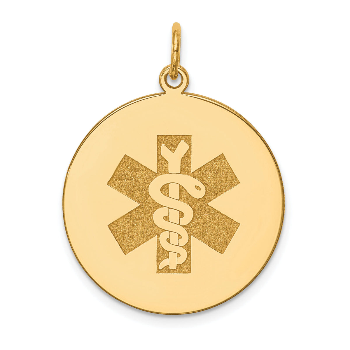 14k Non-enameled Medical Jewelry Pendant-XM409N