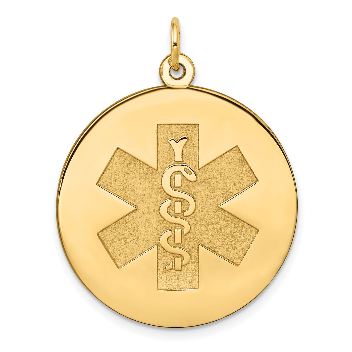 14k Medical Jewelry Unenameled Pendant-XM410N