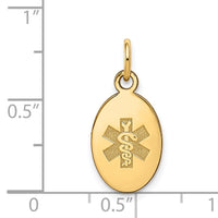 14k Non-enameled Medical Jewelry Pendant-XM413N