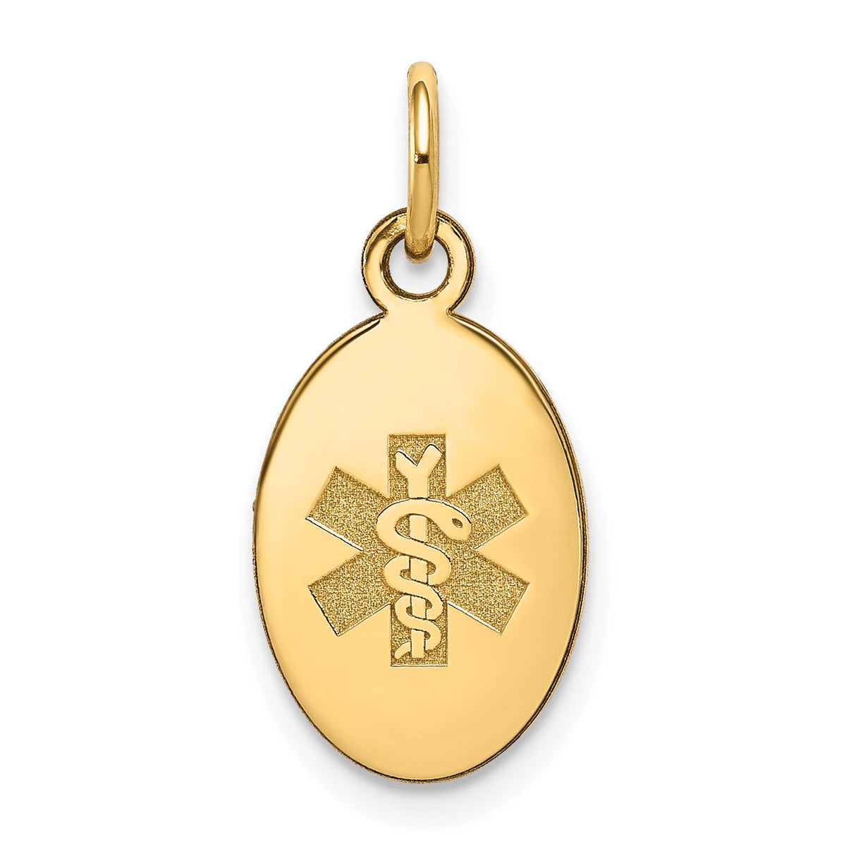 14k Non-enameled Medical Jewelry Pendant-XM413N