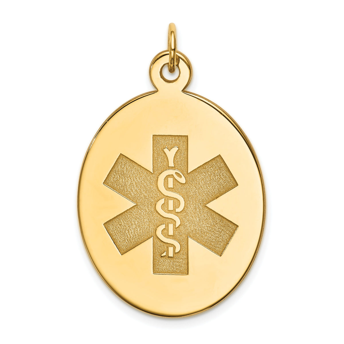14k Non-enameled Medical Jewelry Pendant-XM415N