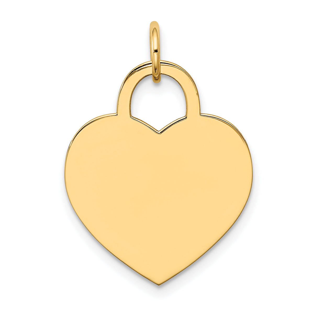 14k Large Engravable Heart Charm-XM523/35