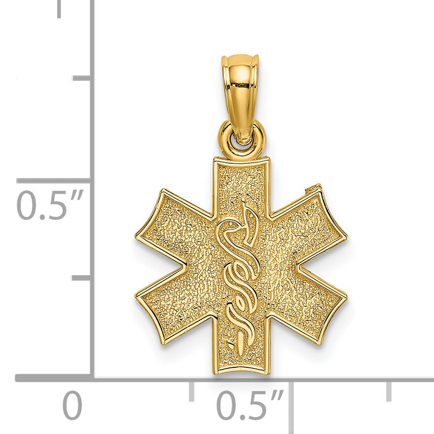 14k Medical Jewelry Symbol Charm-XM524