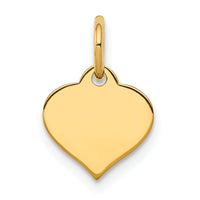 14K Heart Disc Charm-XM525/13