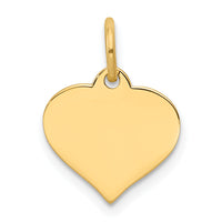 14K Heart Disc Charm-XM526/18