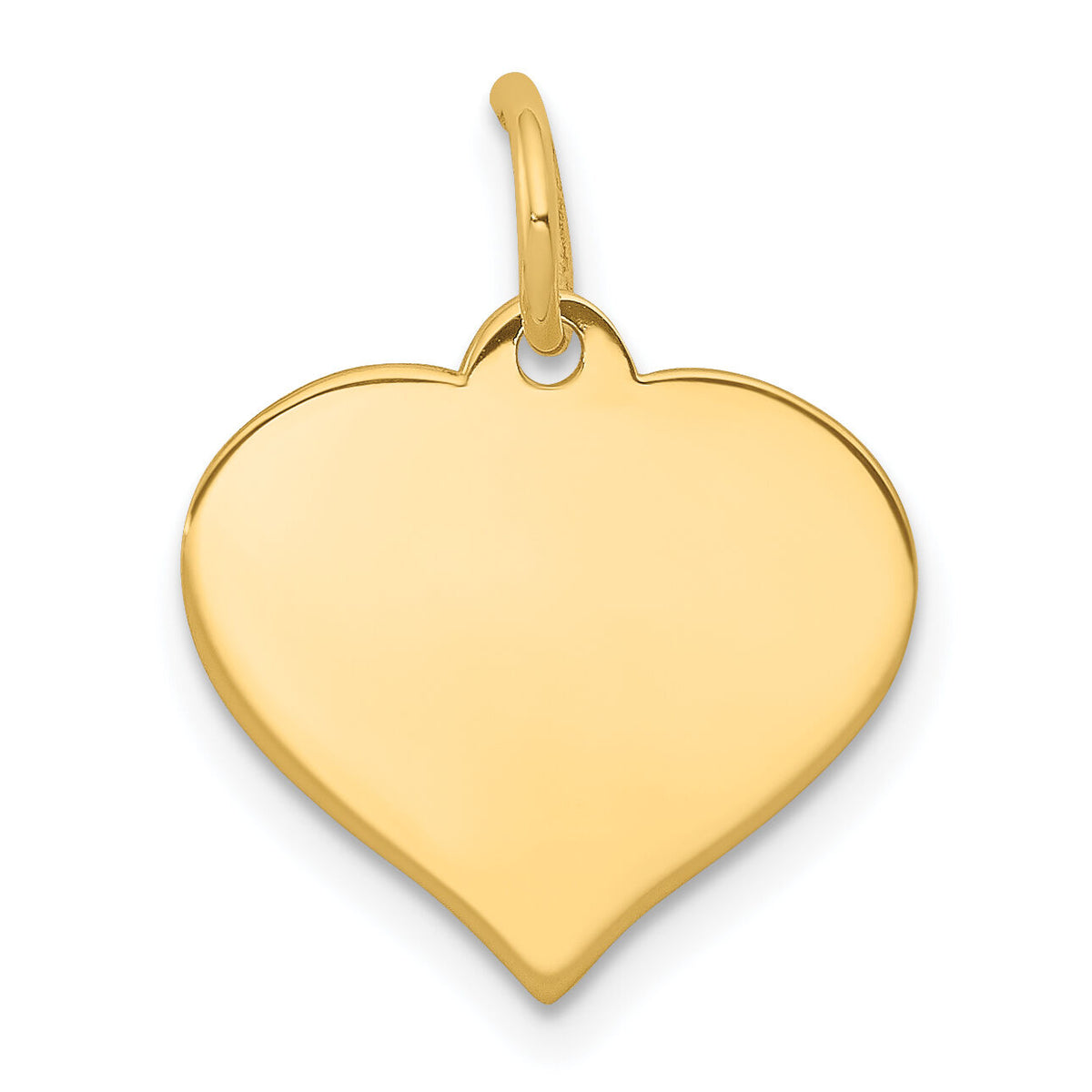 14K Heart Disc Charm-XM527/13