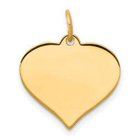 14K Heart Disc Charm-XM528/09