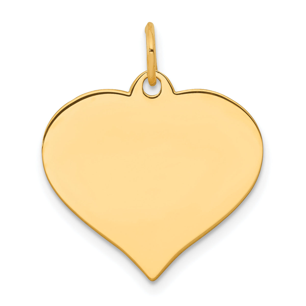 14K Heart Disc Charm-XM529/18