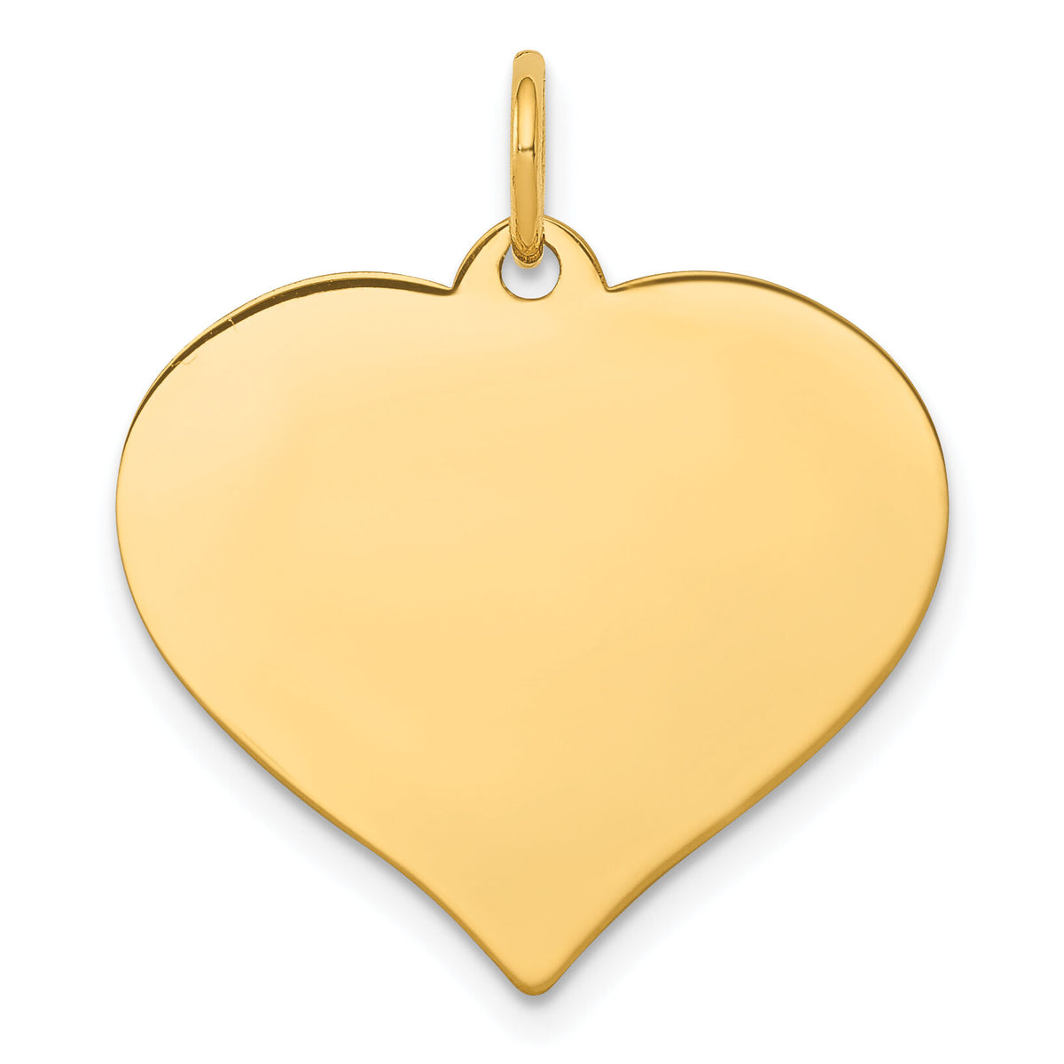 14K Heart Disc Charm-XM530/11