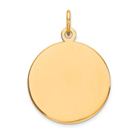 14K Round Disc Charm-XM538/11