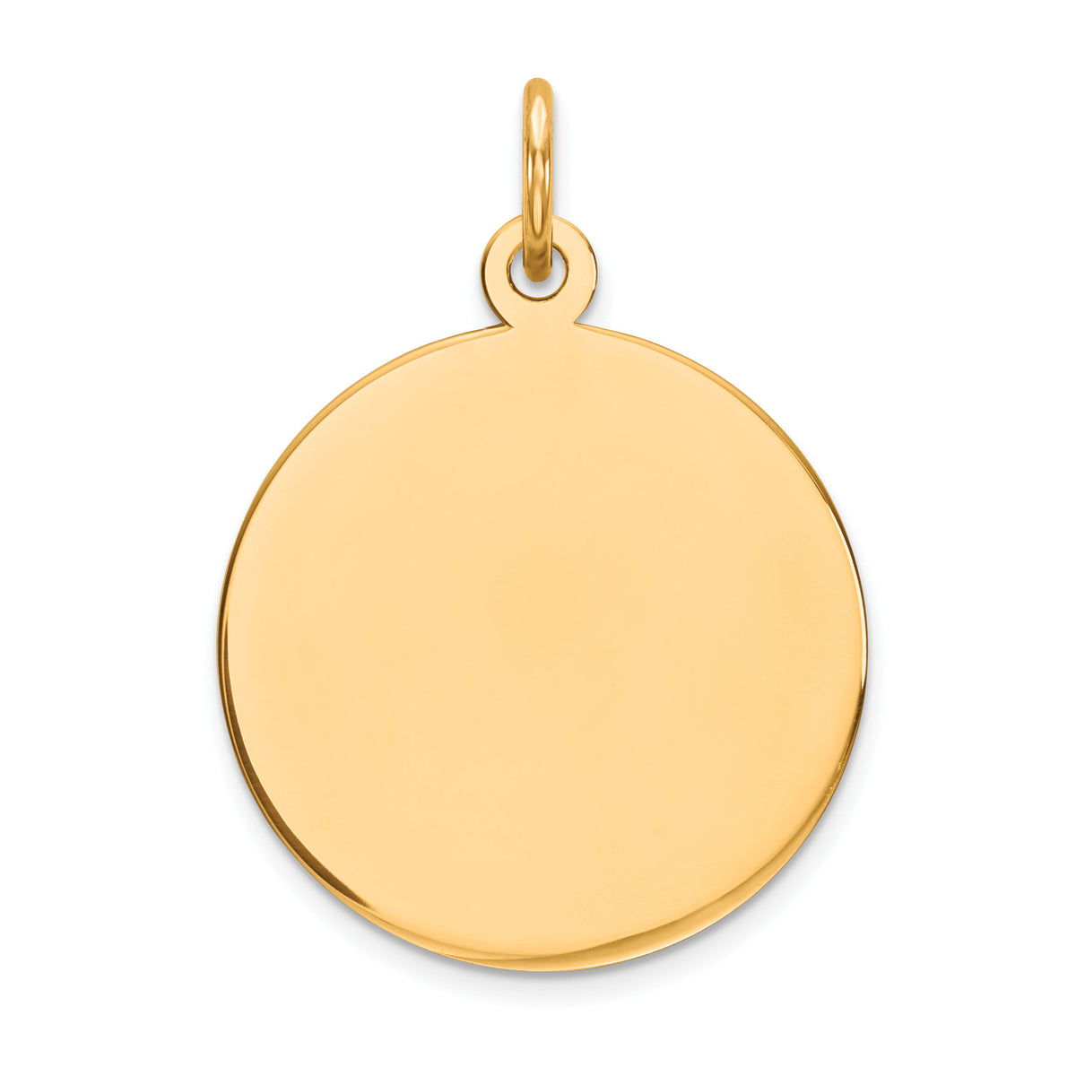 14K Round Disc Charm-XM538/35
