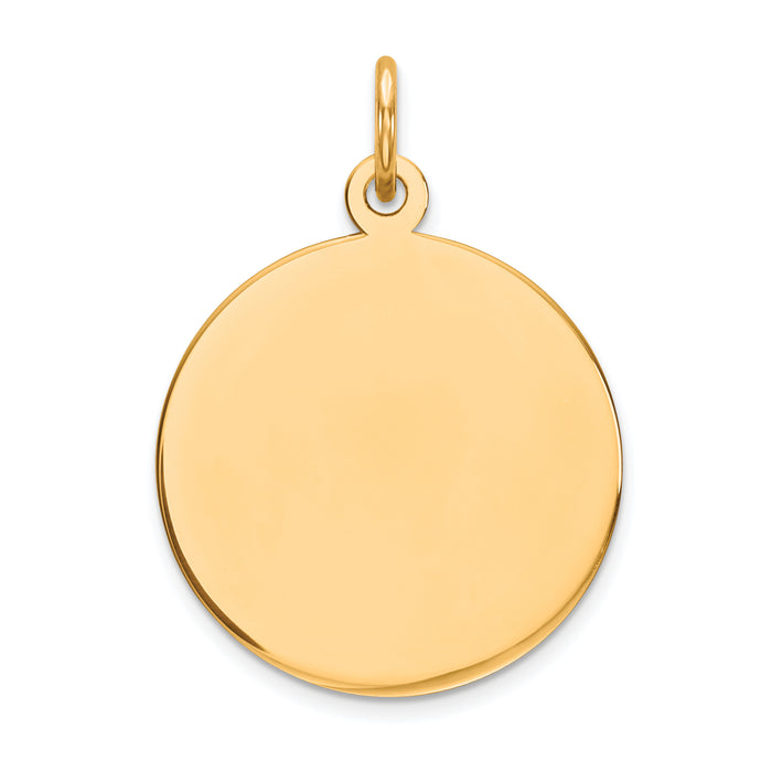 14K Round Disc Charm-XM538/13