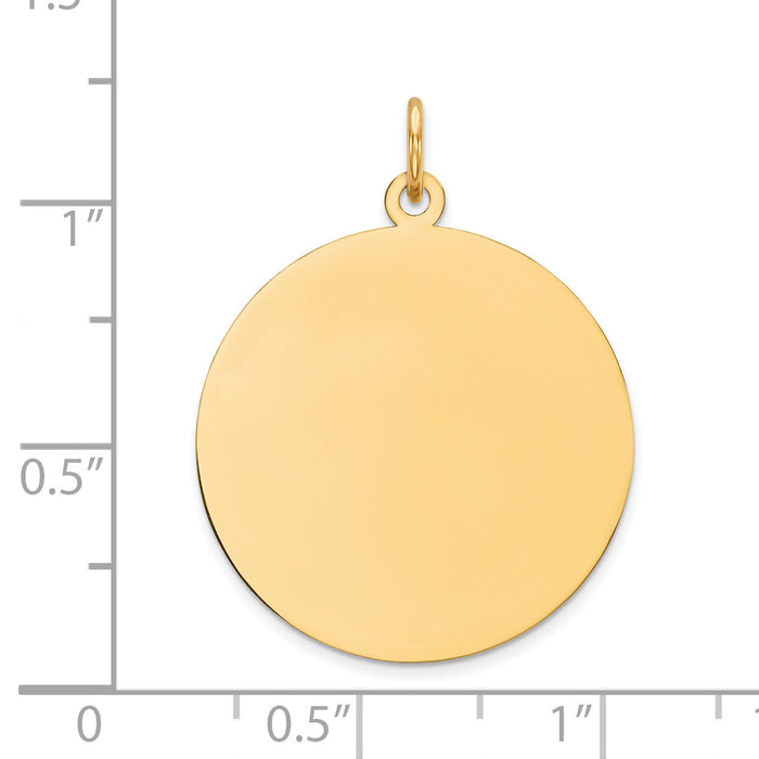 14K Round Disc Charm-XM539/18