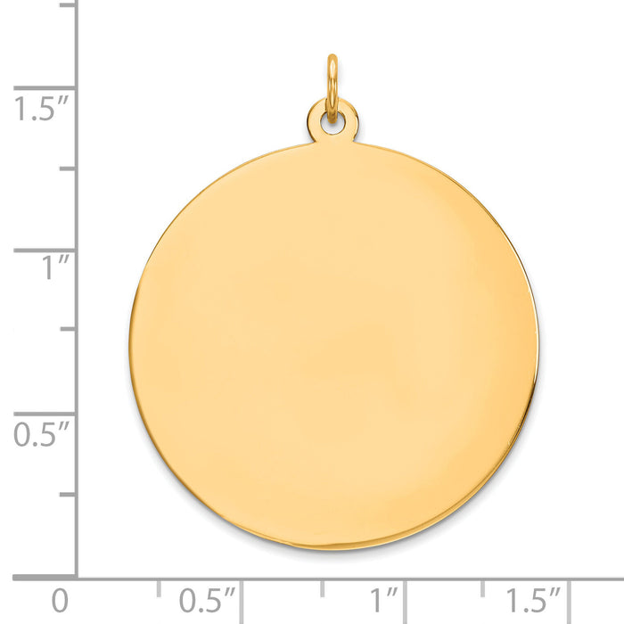 14K Round Disc Charm-XM540/11