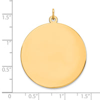 14K Round Disc Charm-XM540/35
