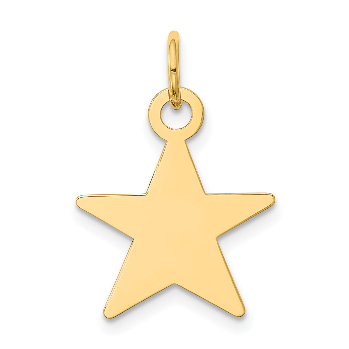 14K Star Disc Charm-XM542/11