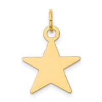 14K Star Disc Charm-XM542/11