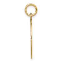 14k w/Enamel .027 Gauge Circular Engravable Disc Charm-XM612/27