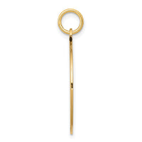 14k w/Enamel .027 Gauge Circular Engravable Disc Charm-XM614/27