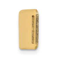 14K Epoxy Enameled Medical ID Ctr Plate # 820-XM656