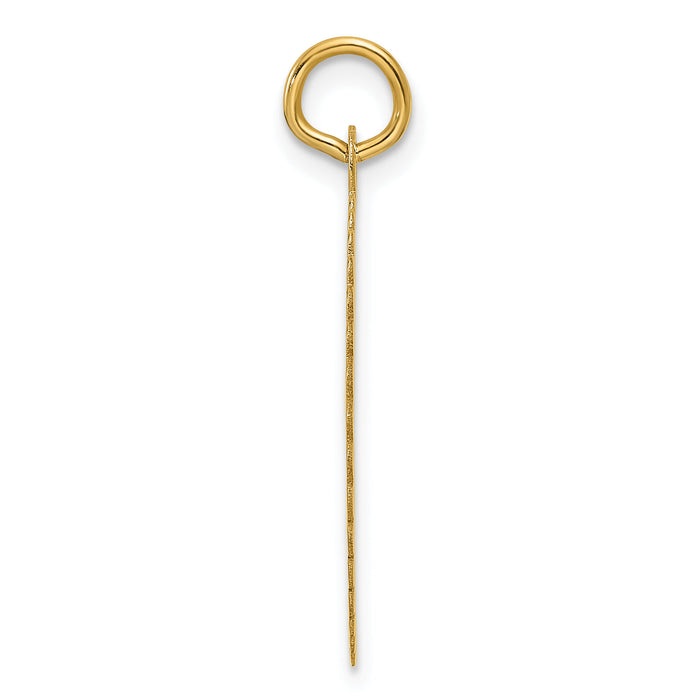 14k .013 Gauge Engravable Scalloped Disc Charm-XM672/13