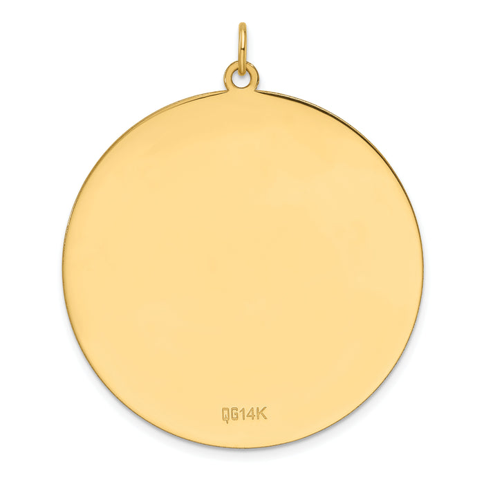 14K Round Disc Charm-XM675/18