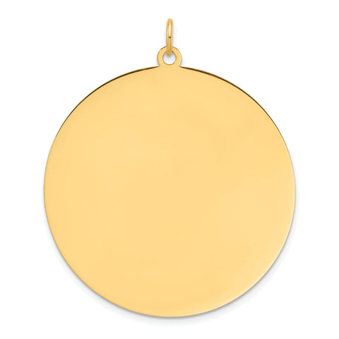 GOLD DISC PENDANT