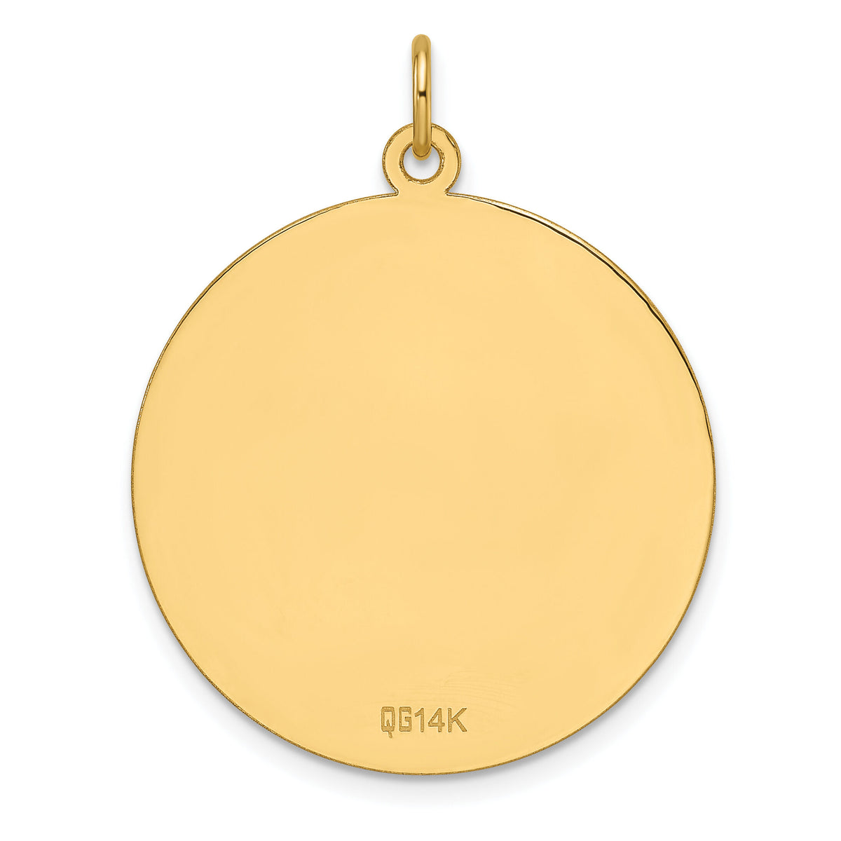 14k Etched .013 Gauge Engravable Round Disc Charm-XM678/13