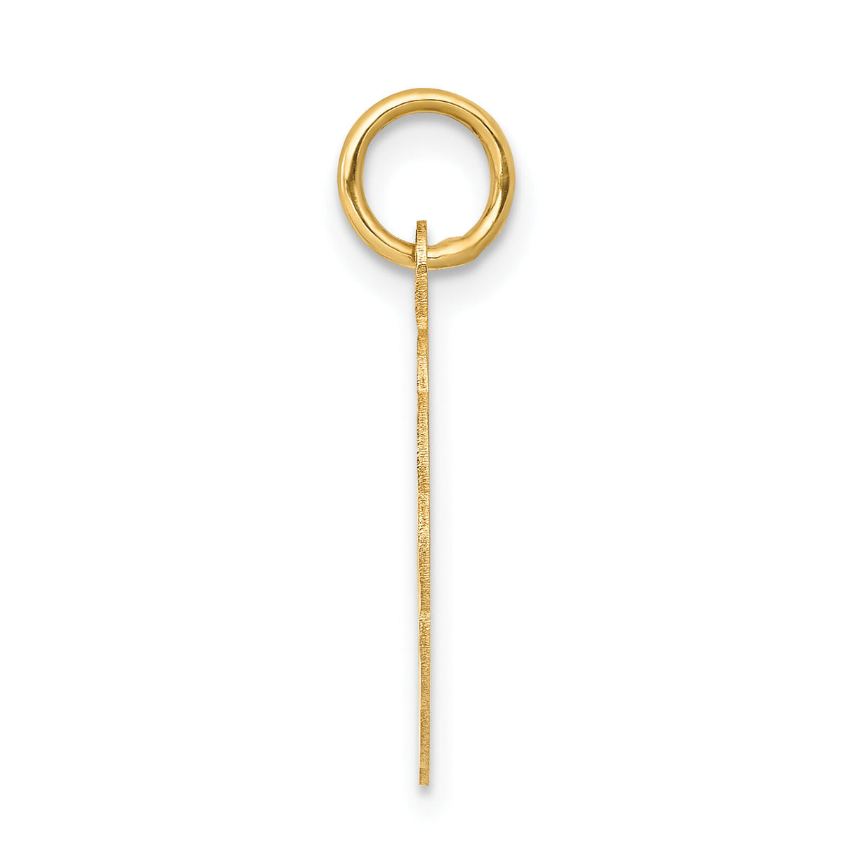 14k Girl Head on .013 Gauge Engravable Scalloped Disc Charm-XM68/13
