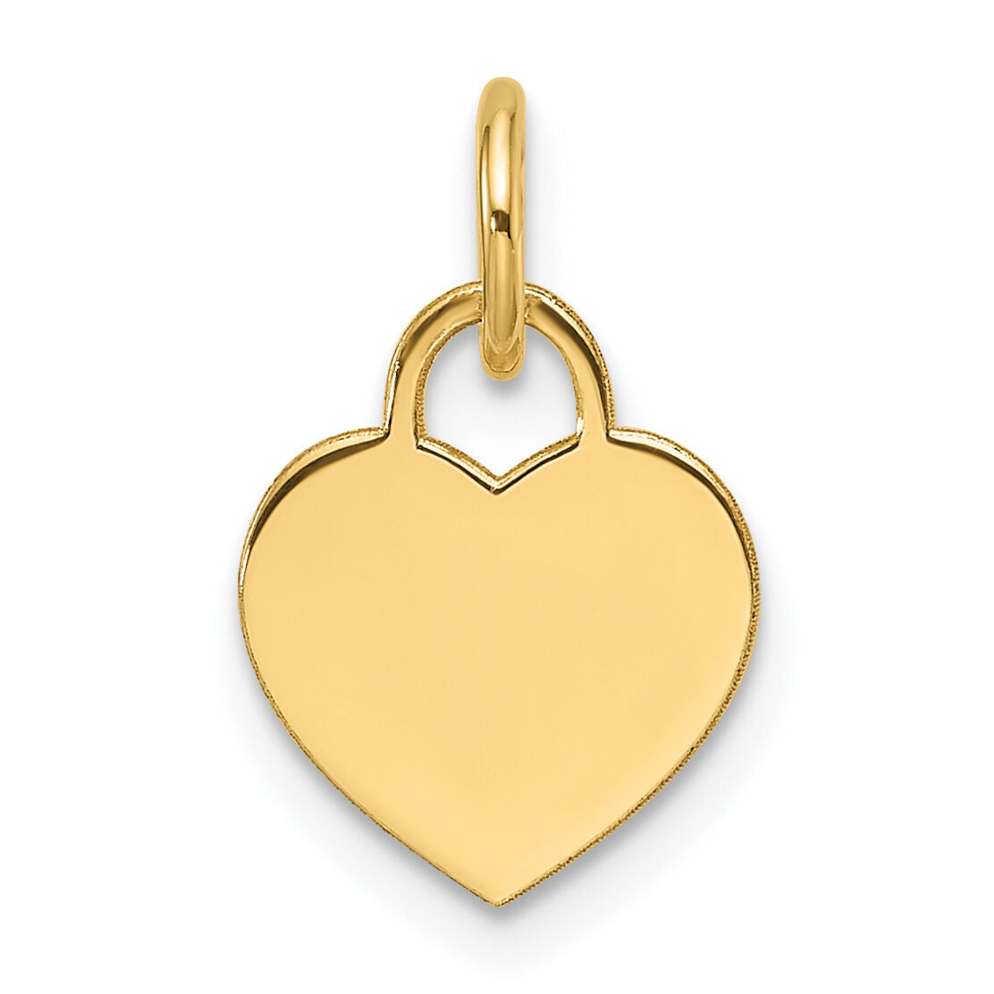14k Small Engravable Heart Charm-XM689/13
