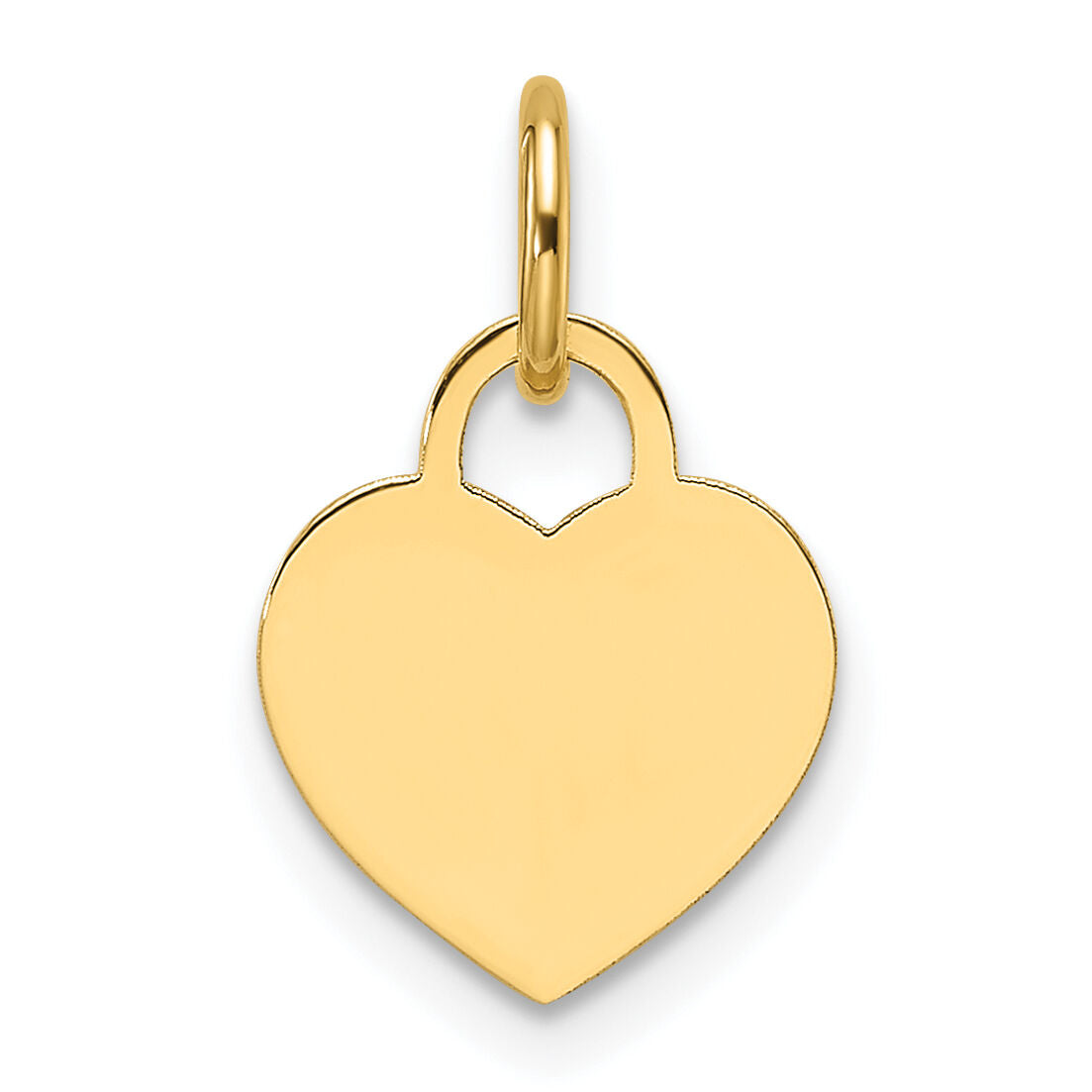 14k Small Engravable Heart Charm-XM689/11