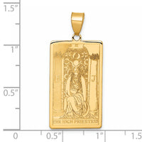 14ky The High Priestess Tarot Card Pendant-XM712