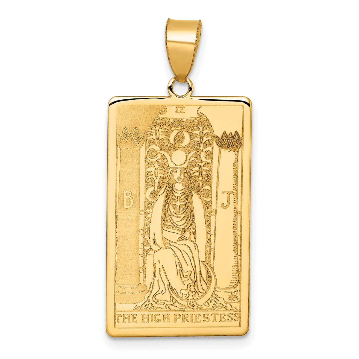 14ky The High Priestess Tarot Card Pendant-XM712
