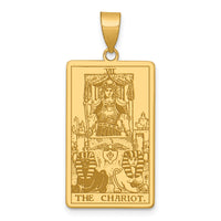 14ky The Chariot Tarot Card Pendant-XM717