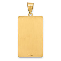 14ky Strength Tarot Card Pendant-XM718