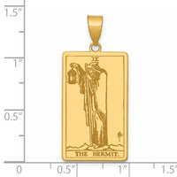 14ky The Hermit Tarot Card Pendant-XM719