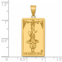14ky The Hanged Man Tarot Card Pendant-XM722