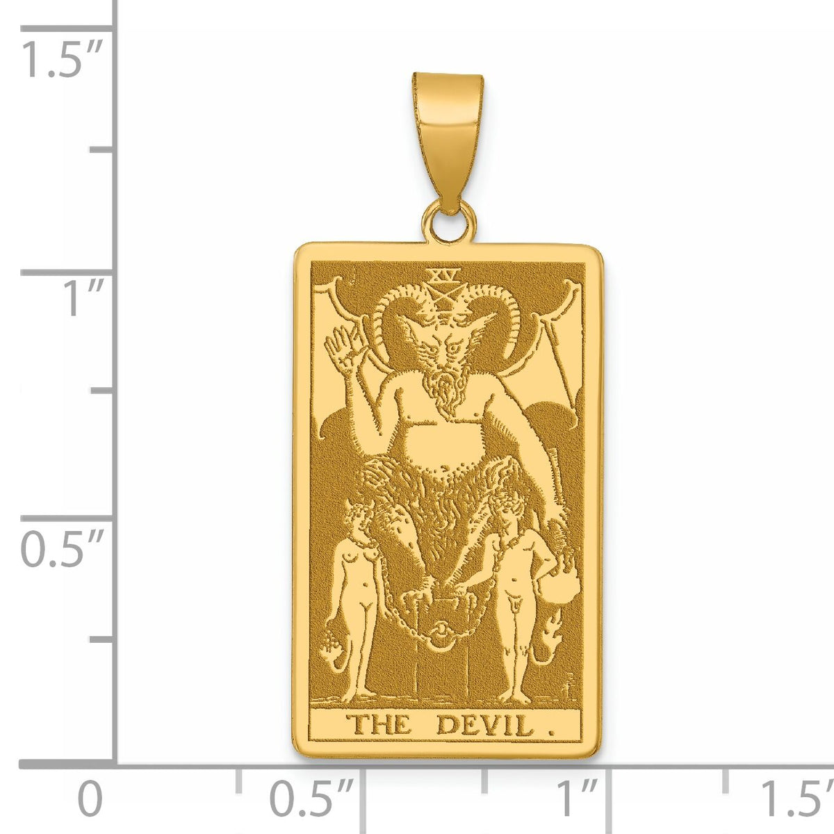 14ky The Devil Tarot Card Pendant-XM725