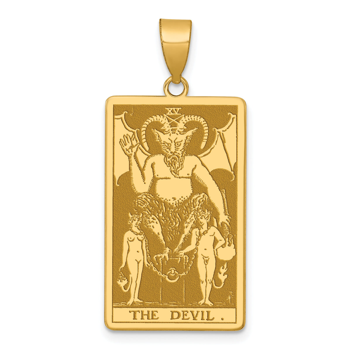 14ky The Devil Tarot Card Pendant-XM725