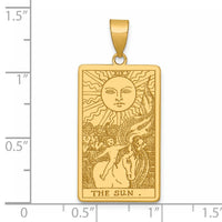 14ky The Sun Tarot Card Pendant-XM729