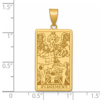 14ky Judgement Tarot Card Pendant-XM730